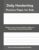 Daily Handwriting Practice Paper for Kids: Helping Young Learners Build Confidence in Handwriting and Early Writing Skills