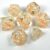 Daisy Blossom Dice Liquid Core DND Dice Set, Sharp Edge D&D Dice Full Set, Dungeons and Dragons Polyhedral RPG DND Dice D6, D20, Gift for Gamer
