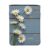 Daisy On Wooden Board Book Sleeve with Zipper Front Pocket for Hardcover