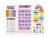 DakbSma Colors, Number, Alphabet, Months, Shapes Poster Metal Tin Sign Educational Motivational Signs for Classroom Decorations Class Rules Elementary Middle School Back To Teacher Supplies 8×12 inch