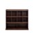 Daklpiw 10-Cube Bookcase, Farmhouse 47 Inch Wide Brown Walnut Bookshelf, Wooden 3 Tier Display Large Open Book Shelf, Vintage Horizontal Book Case for Home Office, Storage Cabinet for Living Room