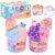 D’ALBA 2 Pack Cloud Slime Kit, Unicorn & Axolotl Slime Toys Gift for Kids
