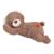 DalVick Realistic Bear Embroidery Heart Design Plush Pillow for Dog Producing Continuous Heartbeat Sound Emotional Security Heartbeat Calming Toy Sound Dog Toy Plush Stress