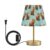 Dalzium 3-Way Dimmable Table Lamp Funny Brown Capybara Bedside Nightstand Lamp for Bedroom, Desk Lamp for Reading Study & Home Office, LED Bulb Included S