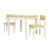 Damoch Family® Wooden Kids Table and Chairs Set | Montessori Art & Craft Table with 2 Chairs | Kids Activity Play Table for Home and Kindergarten | Premium+ Educational Grade CPSC/REACH/CPC Certified.