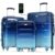 Dancongtea 3-Piece Carry-On Luggage Set with USB Port, ABS+PC Hard Shell