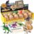 Dan&Darci Dig a Dozen Dino Egg Kit for Kids – Basket Stuffers – Dinosaur Toys Gift 3-12 Year Old – 12 Eggs & Surprise Dinosaurs – Science STEM Activities – Boy Toy Party Gifts for Boys & Girls