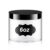 Dandat 1 Pcs Plastic Jar Container with Lid and Label Refillable Empty Round PET Cosmetic Sample Slime Container for Lotion, Cream, Ointment, Body Butter, Makeup (6 oz, Clear with Black Lid)