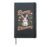 Dandelion Rabbit Meadow Spring Flower – Bunny Nature Hardcover Journal, Black