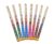Dandiya Sticks for Navratri Garba Dance Raja Rani Dandiya Sticks Traditional Seth Sethani Wooden Dandiya for Garba Night Kollatam Dandiya Stick 14.4 inches Set of (3)