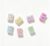 DanLingJewelry 100Pcs Rainbow Letter E Acrylic Beads for DIY Jewelry