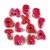 DanLingJewelry 150Pcs Random Acrylic Iridescent Letter Beads for DIY Craft
