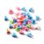 DanLingJewelry 40Pcs Random Rainbow Large Letter A Acrylic Beads AB Colour Iridescent Alphabet Keychain Beads for Bracelets Necklaces Jewellery Making