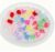 DanLingJewelry Approx 150Pcs Transparent Letter Acrylic Beads for Crafts