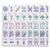 DAO-UPPSE 4-Layer Mahjong Set 160 Tiles – Premium Acrylic American Game with Bag(Purple Peacock)