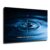 Dark Blue Water Drop Ripple Motivational Wall Art in Stillness Even A Drop Can Create Waves Liquid Splash Minimal Canvas Print Calm Decor for Bathroom Spa Bedroom (20x30Inch Frame)