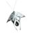 Dark Statement Necklace Moth Charm Pendant Layered Neckchain with Teardrop Dangle for Party Looks Daily Outfits Streetwear Styling Gothic Pendant Alternative Jewelry Dark Necklace Social Outfit Dangle