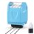 Dashed Handwriting Lines Practice Roller Stamp Parents and Teachers Roller Self-Inking Line Rolling Stamps Handwriting Practice Tool (Baby Blue)