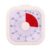 DASHUMIL Visual Timer for Teachers and Students, 60-Minute Countdown Timer with Visual Countdown and Instant Time Tracking, Abs Material, White Color, for Baking and Group Work Time