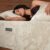 David’s Home Luxury Velvet Fitted Sheet Set 2PCS, Twin Size, French Oak