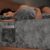 David’s Home Luxury Velvet Fitted Sheet Set 3PCS, King Size, Dark Grey
