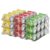 Dayacoco Can Organizer For Pantry,3 Sets 3 Tiers Pantry Organizers And Storage, Pantry Organizer for Fridge 36 Standard and Tall Cans Rack Automatic Rolling Stackable Canned Food Organizer, Clear