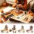 Day of the Dead Patchwork Doll DIY Kit,Halloween Skull Sewing Craft Set for Adults,Beginner Friendly Gothic Fabric Doll Making Supply,Fall Home Party Decor,Handmade Collecting Ornament Gift，A