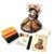 Day of the Dead Patchwork Doll DIY Kit,Halloween Skull Sewing Craft Set for Adults,Beginner Friendly Gothic Fabric Doll Making Supply,Fall Home Party Decor,Handmade Collecting Ornament Gift，D