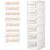Days of The Week Stickers, Monday to Sunday Drawer Labels with 7pcs Blank Custom Stickers, Organizer Decals for Clothes Bins, Classroom & Back to School Organization,32 Pcs (Pink)