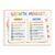 Dazzlewall Growth Mindset Classroom Canvas Wall Art 12×16 in Unframed