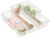 DCA 6 Pack Clear Drawer Organizer, Acrylic Drawer Storage Trays, Storage Bins for Makeup, Cosmetics, Jewelries, Utensils, Gadgets, Office