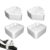 dctgrar 4PCS Power Plug Organizer, 2 Styles Cord Holder Clips, US Plug Cable Winder, Portable Plug Cord Organizer for Phone Laptop Chargers,Game Consoles, Soldering Irons and Small Appliance Cords