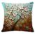 DCZMLC 3D Pillow Cushion Vintage Flower Cotton Linen Pillow Case Waist Cushion Cover Bags Pillow Covers Decorative(Style C)