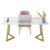 DDYYDS Marble Computer Desk Bedroom Desktop Office Home Table and Chairs