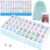 deAO American Mahjong Tile Set,166 Premium 1.2-inch Mahjong Tile Set with Mahjong Tiles Bag and Dice Suitable for Family Gatherings