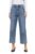DEAR JOHN Lasso High Rise Cropped Jeans for Women Clean Hem, Blue, 24