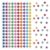 DEARMAMY Colorful Glitter Star Stickers with Self-Adhesive Paper Material for Reward Charts 20pcs and Easy Application, for Classroom Incentive and Scrapbooking Use