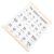 DECHOUS Hebrew Alphabet Teaching Poster White Paper Learning Chart