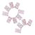 DECHOUS Rhinestone with Brilliant Sparkle 12pcs Self Adhesive Acrylic Jewel Stickers Scratch Resistant Decorative Gems in Mixed Shapes for Craft Embellishment and Makeup