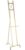 Deco 79 Metal Display Easel Tall Adjustable, 16″ x 19″ x 57″, Satin Gold