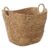 Deco 79 Seagrass Handmade Decorative and Functional Storage Basket Large Woven Basket Organizer with Ring Handles, Basket for Storage 20″ x 18″ x 19″, Brown