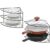 Deco Brothers 3-Tier Counter & Cabinet Corner Shelf Organizer, 2 Pack Black