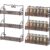 Deco Brothers 3 Tier Wall Mounted Hanging Spice Rack, Bronze, 2 Pack