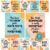 Decorably 12 Math Posters for High School Classroom, 11x14in Inspirational Matte-Laminated Library Decor – for Hallways, Bulletin Boards, Home Study Room