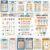 Decorably 15 Boho Phonics Spelling Rules Posters for Classroom, 11x17in