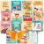 Decorably 15 Reading Posters for Classroom, Library Posters, 11x14in