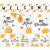 Decorably 15 Welcome Bee Themed Classroom Decor Elementary, High School, Inspirational, Matte-Laminated Vibrant Design Posters for Walls, Hallways, Bulletin Boards