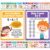 Decorably 20 Vibrant 1st Grade Math Posters for Classroom, 11x14in