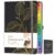 Decorably 240 Pages Charcoal Gray Gold Foil Password Books for Seniors with Alphabetical Tabs – 5.7 x 8.5in PU Leather with Pen Holder, Hardcover, Ribbon Bookmark, Back Pocket – School, Office, Home