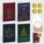 Decorably 24 Pack Gold Foil Embossed 4x6in Christmas Cards with Envelopes